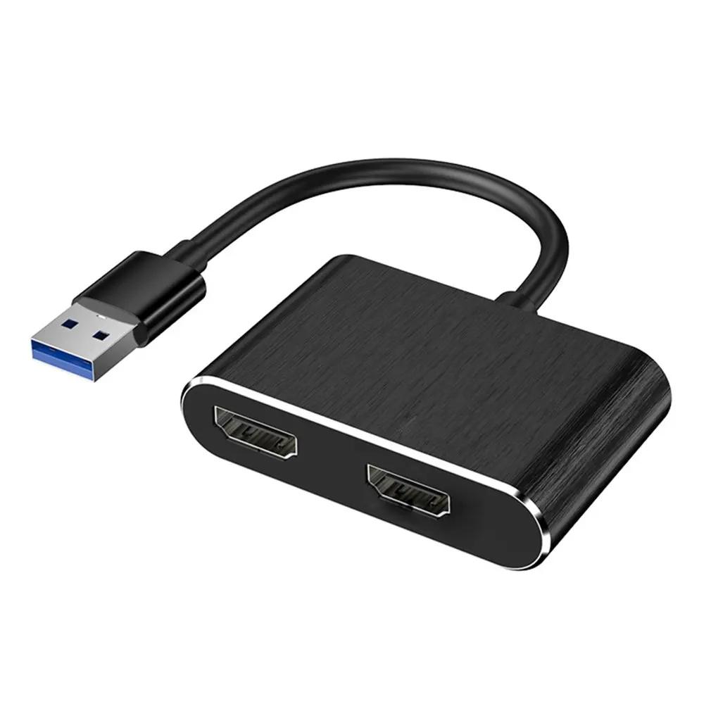 USB 3.0 HDMI ȣȯ VGA ,  , USB to VGA, HD 1080P  ̺, Mac OS Windows 7 8/10, 2in 1
